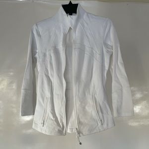 Lululemon white sport jacket size 8
